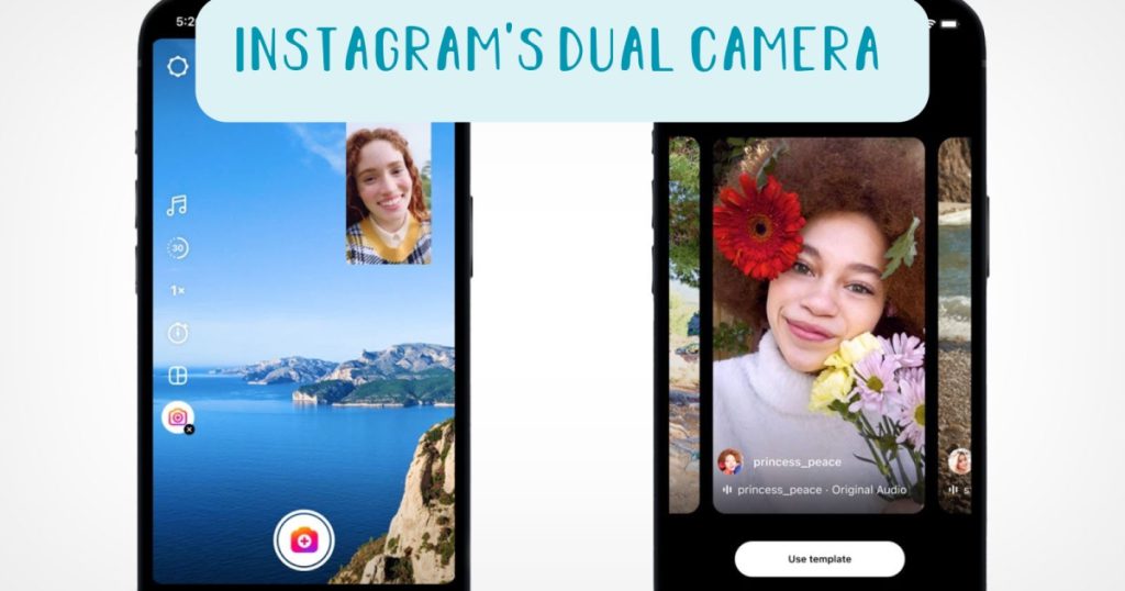 Dual Camera Feature for Instagram's Stories and Reels